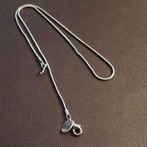Elegant Silver ... Goldish Necklace